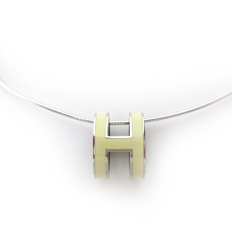 エルメス HERMES ポップアッシュネックレス チョーカー ペンダント H 