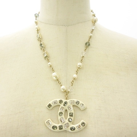 シャネル CHANEL B19C ココマーク ネックレス ペンダント フェイク 