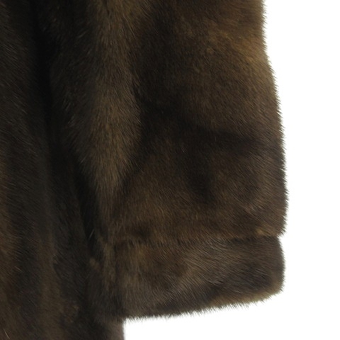 セリーヌ CELINE ミンク ファー コート 毛皮 ブラウン 茶 Mサイズ相当