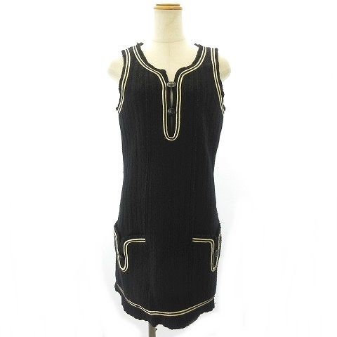 シャネル CHANEL 07A スポーツライン ニット ワンピース ココマーク  