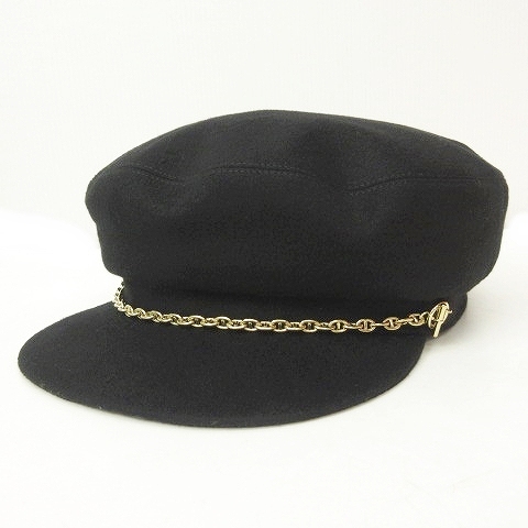 エルメス HERMES ベルイル キャスケット シェーヌダンクル 帽子  