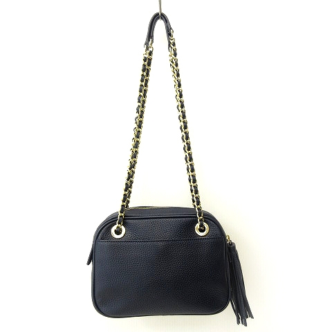 トリーバーチ TORY BURCH 美品 タッセル チェーン ショルダーバッグ 