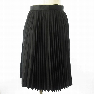 ポールスミス ブラック Paul Smith BLACK 美品 プリーツ スカート ひざ  