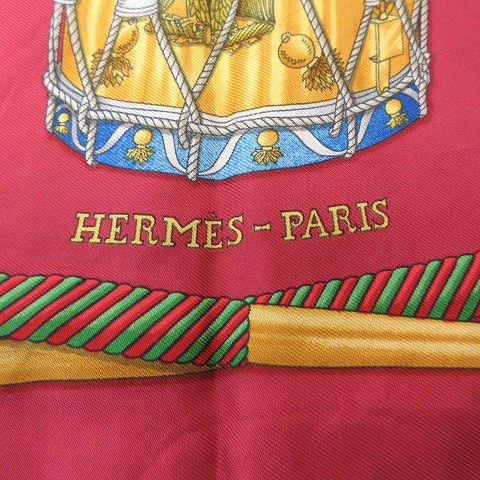エルメス HERMES スカーフ カレ90 LES TAMBOURS（HERMES(エルメス  
