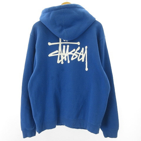 ステューシー STUSSY ロゴ入り ジップアップ パーカー フーディ 