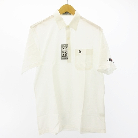 新品タグ付⭐ マンシングウェア Munsingwear ポロシャツ Mサイズ 白 ホワイト スポーツ 新品タグ付⭐ マンシングウェア Munsingwear