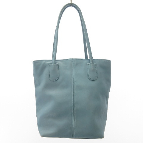 コーチ COACH 7304 レザートートバッグ ハンドバッグ 手提げ鞄 ブルー 