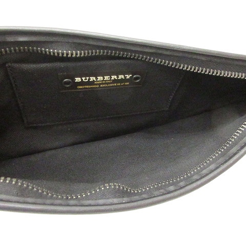 未使用品 バーバリー BURBERRY タグ付き 表参道限定 クラッチバッグ 