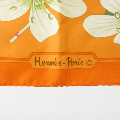 エルメス HERMES カレ90 Flora Graeca ギリシャの花 スカーフ シルク 