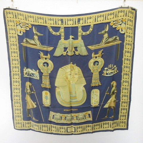 エルメス カレ90 TUTANKHAMUN ブランドオフ HERMES シルク スカーフ  