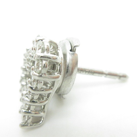 ティファニー TIFFANY & CO. 美品 ハート ピアス PT950 プラチナ