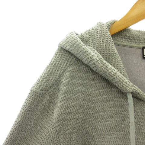 新品◆DIESEL ディーゼル◆ワッフルニットパーカー◆USED加工◆グレー ディーゼル DIESEL ワッフル ジップアップ パーカー グレー L メンズ