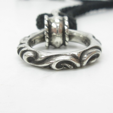 クロムハーツ CHROME HEARTS スクロール SBTバンドリングペンダント 