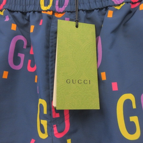 未使用品 グッチ GUCCI タグ付き JUMBO GG NYLON SHORTS ハーフ