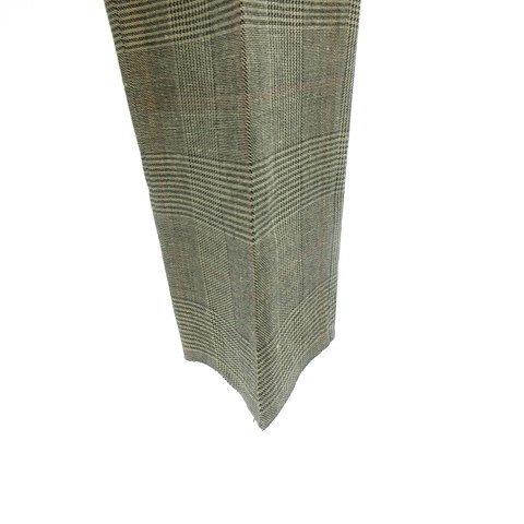 未使用品 グッチ GUCCI boutique タグ付 グレンチェック ウールリネン