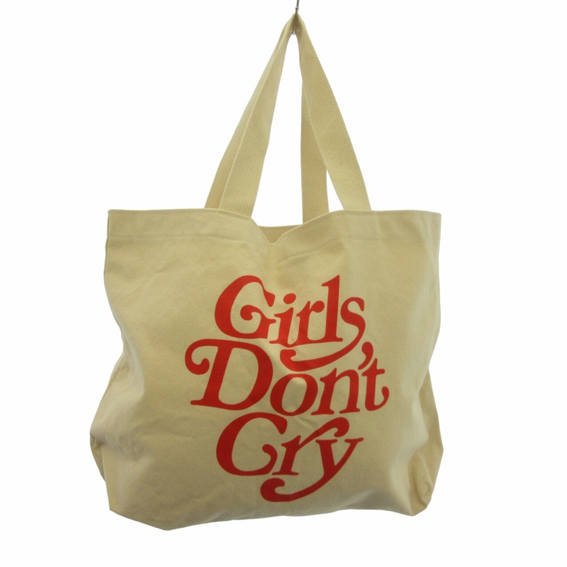 GIRLS DON’T CRY × Nike SB トートバッグ Girls Don\u0027t Cry Logo Tote Bag Natural - FW19 - US