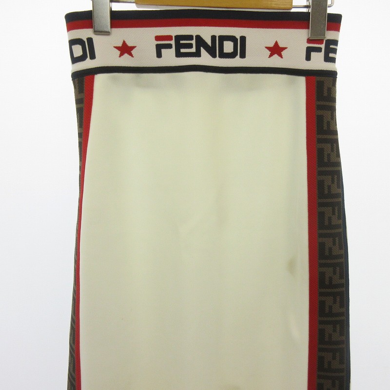 フェンディ FENDI ×FILA フィラ コラボ スカート ジャージ ウエスト  