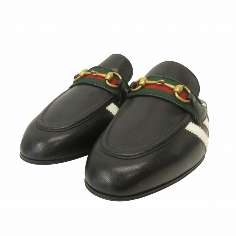 グッチ GUCCI × アディダス ADIDAS 美品 希少 レザー サンダル 