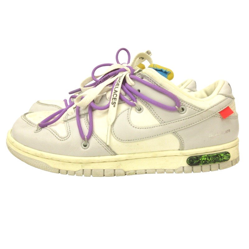ナイキ NIKE × オフホワイト OFF WHITE Dunk Low DM1602125 希少 