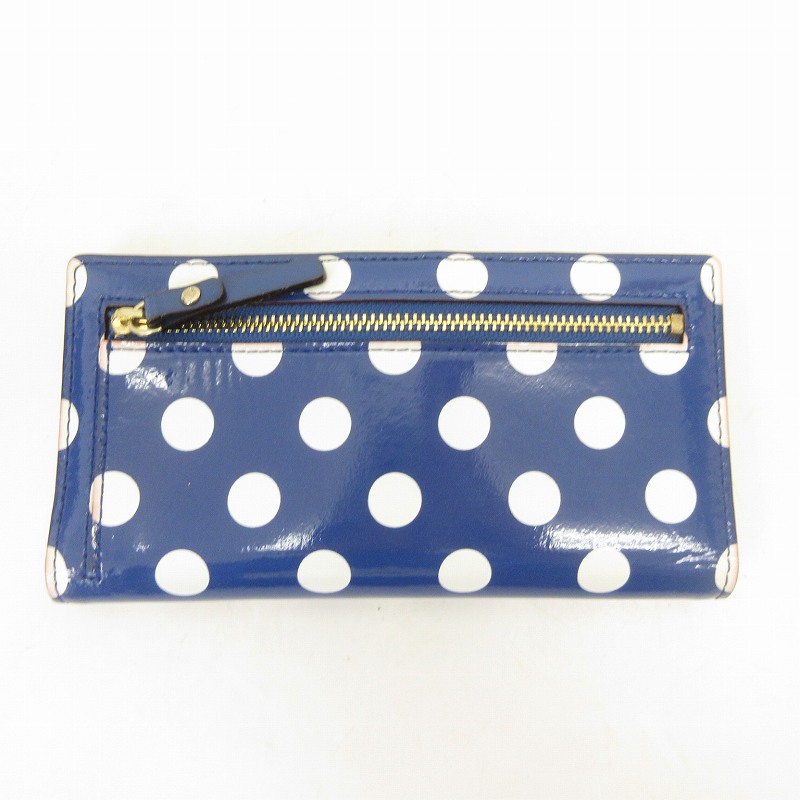 kate spade ドット 長財布 最終値下げ！kate spade 白黒ドット長財布