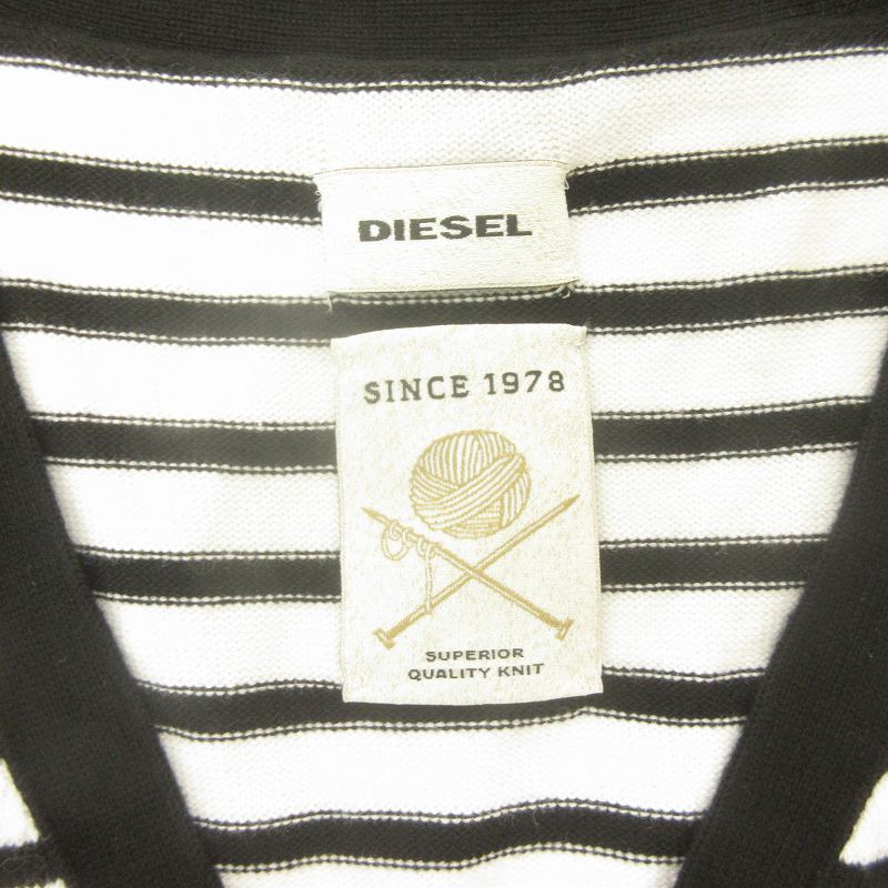 未使用品 ディーゼル DIESEL タグ付き ノースリーブ ニット ベスト 