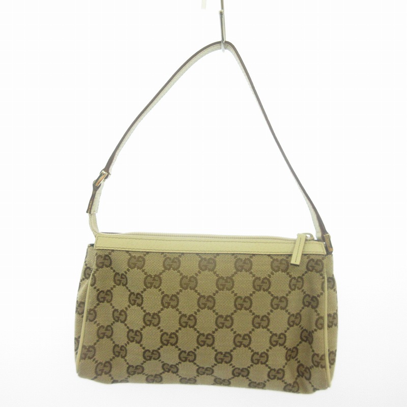 ✨GUCCI キャンバス アビー アクセサリーポーチ✨ 美品】グッチ GG アビー ハンドバッグ アクセサリーポーチ キャンバス