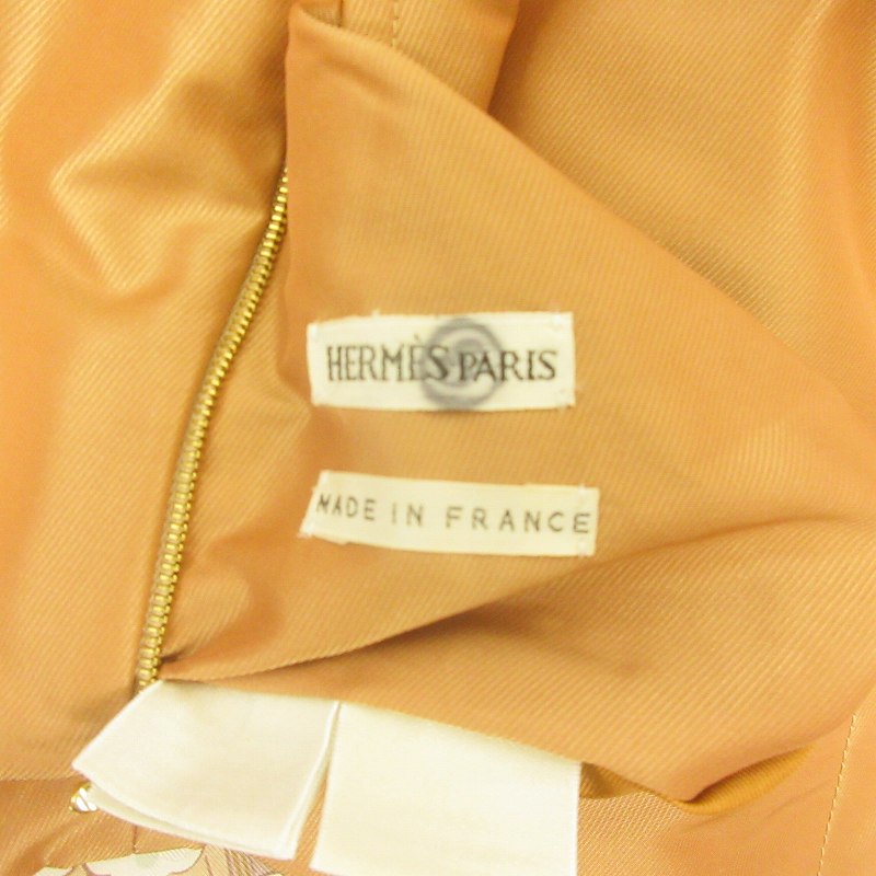エルメス HERMES 美品 マルジェラ期 希少 シルク リバーシブル 