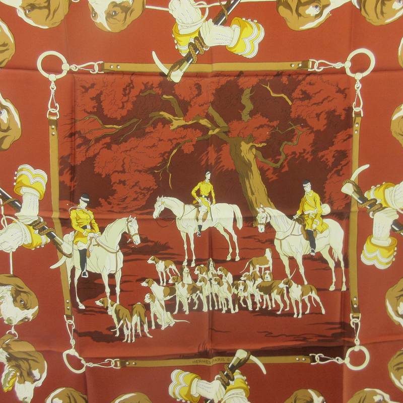 エルメス HERMES 美品 カレ90 セビリアの休日 feria de sevilla