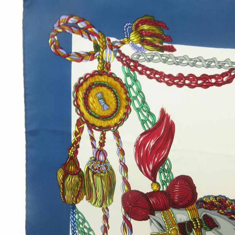 【超美品】HERMES エルメス カレ 90 ティンパニ スカーフ ストール 楽天市場】【広尾店】美品 エルメス HERMES カレ90 スカーフ