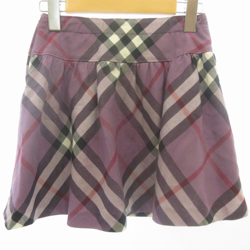 BURBERRY LONDON 女の子 140 ノバチェック スカート ウール 勿体ない