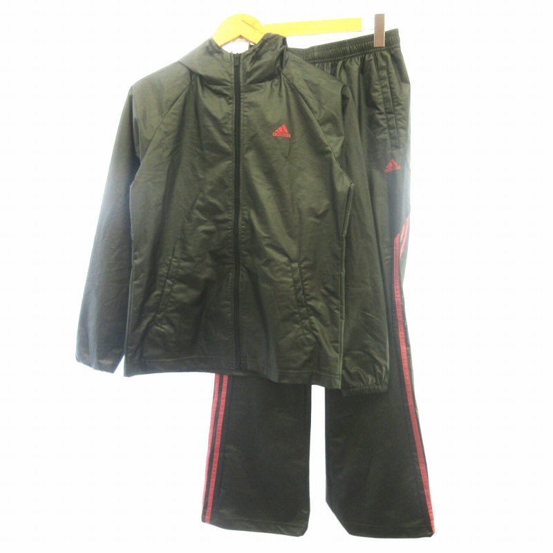 アディダス adidas ウィンドブレーカー ジャージ セットアップ 茶系 