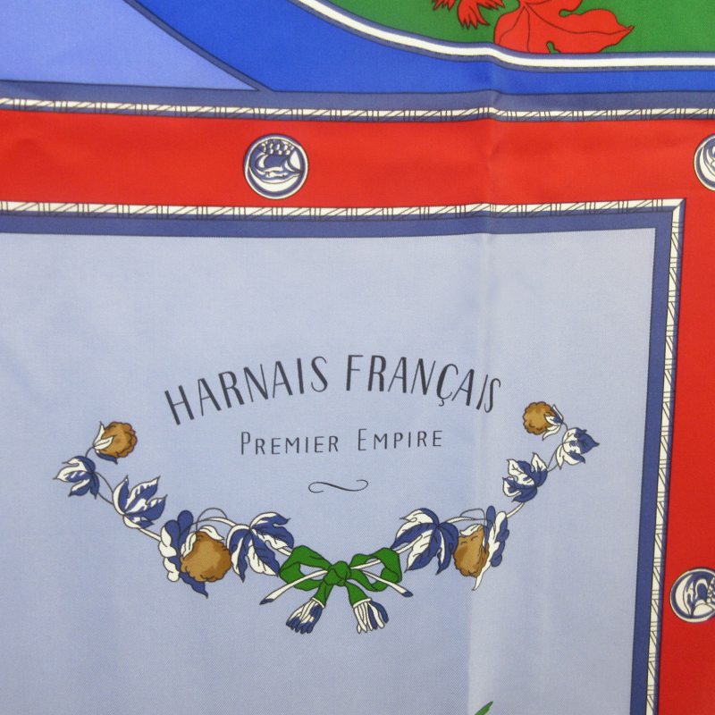 HERMES エルメス カレ90 HARNAIS FRANCAIS スカーフ 楽天市場】【アパレル】HERMES エルメス カレ90 スカーフ 大判