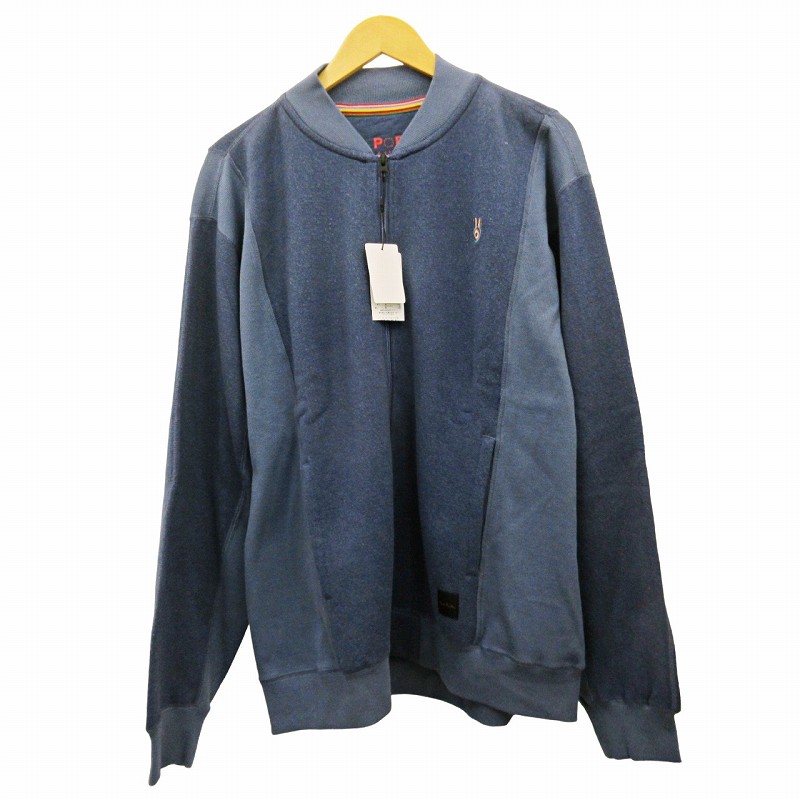 未使用品 ポールスミス PAUL SMITH LOUNGEWEAR タグ付 ブルゾン 裏起毛 