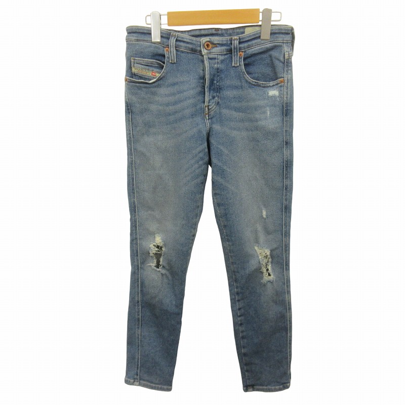 ディーゼル DIESEL デニムパンツ ジーンズ ダメージ加工 084WP ボタン 