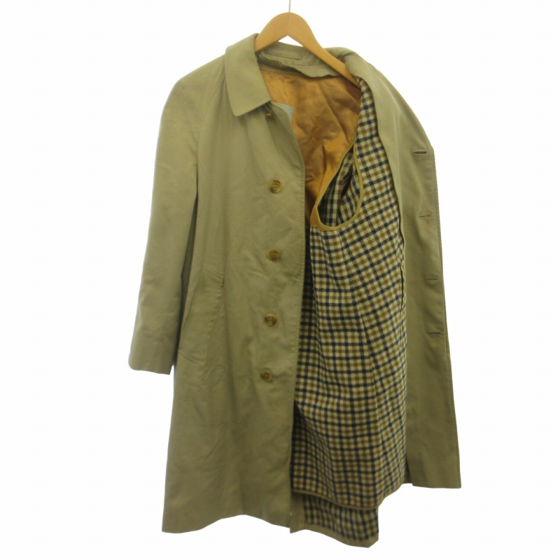 アクアスキュータム AQUASCUTUM 70s～80s ヴィンテージ ステンカラー 