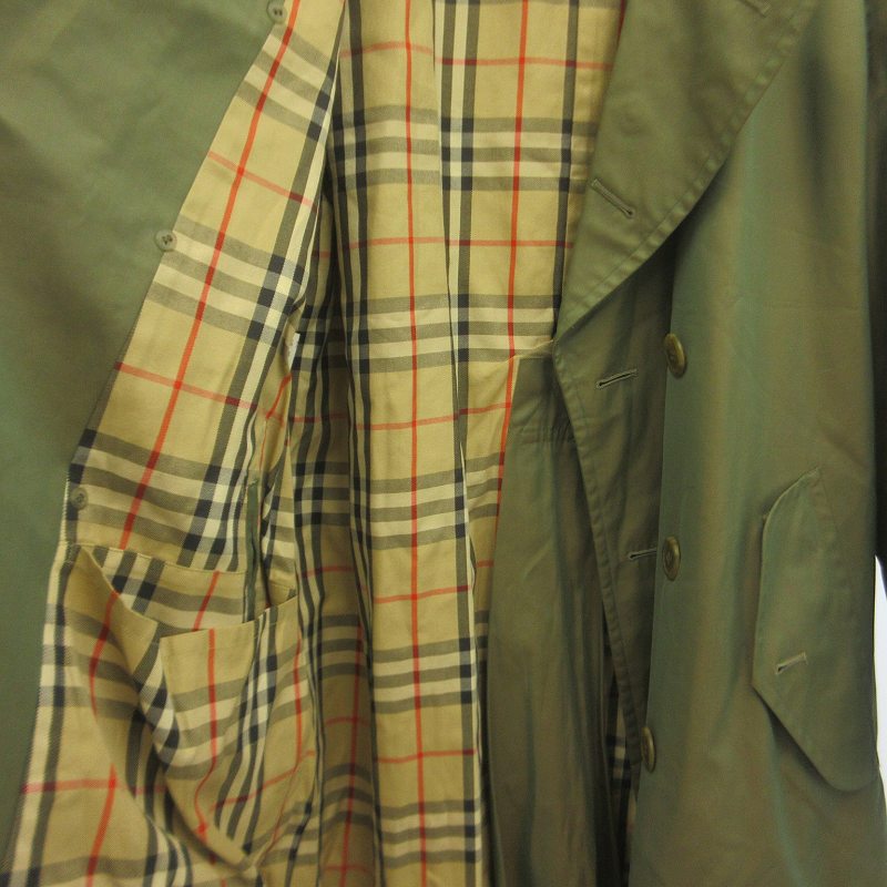 【美品】Burberry's トレンチコート　ノバチェック　M ヴィンテージ バーバリーズ Burberrys 美品 ノバチェック トレンチコート ジャケット