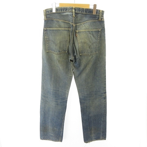 Levi's リーバイス505 ダメージデニム　赤耳　日本製　ヒゲ　ハチノス 08-0017-002.jpg