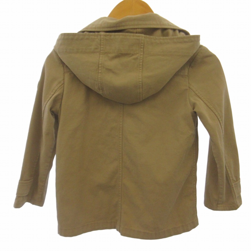 グッチ GUCCI Pコート ジャケット ロゴワッペン ベージュ 36 約S