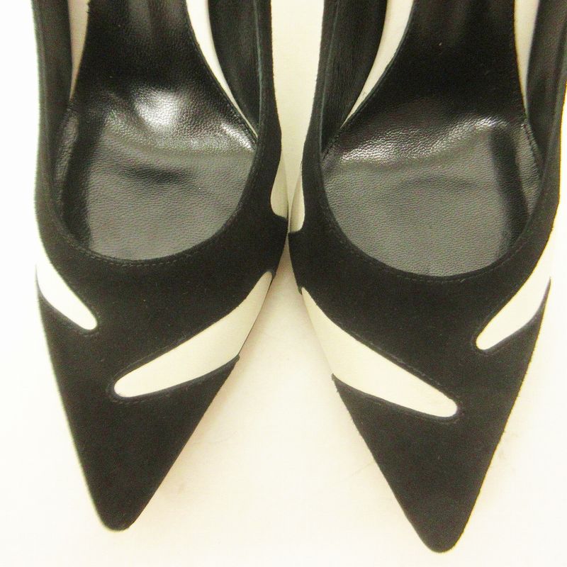 ジャンビトロッシGianvito Rossi パンプス スエード ブラック 38