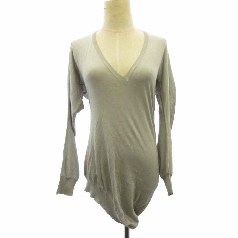 【Alexander McQueen】定価19万円 ニットワンピース XS Alexander McQueen】グレー ニットワンピース XS 【公式通販】