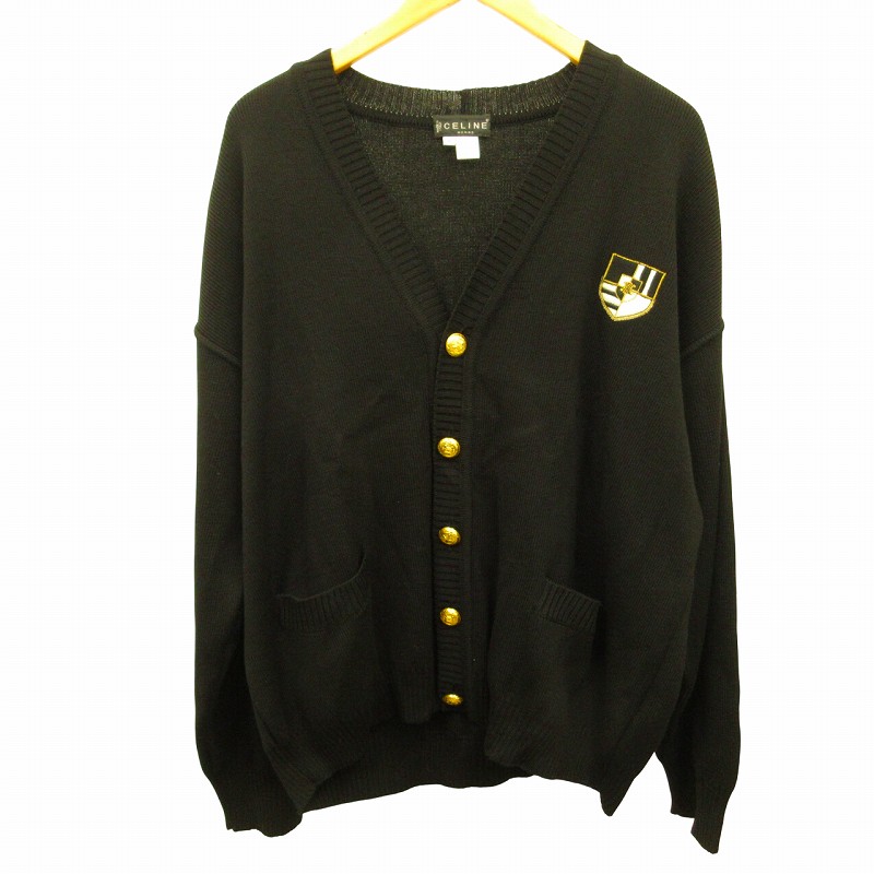 セリーヌ CELINE ヴィンテージ アーカイブ 90s ウールカーディガン