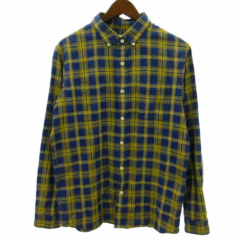 THE NORTH FACE ネイビー チェックシャツ Lサイズ ザノースフェイス