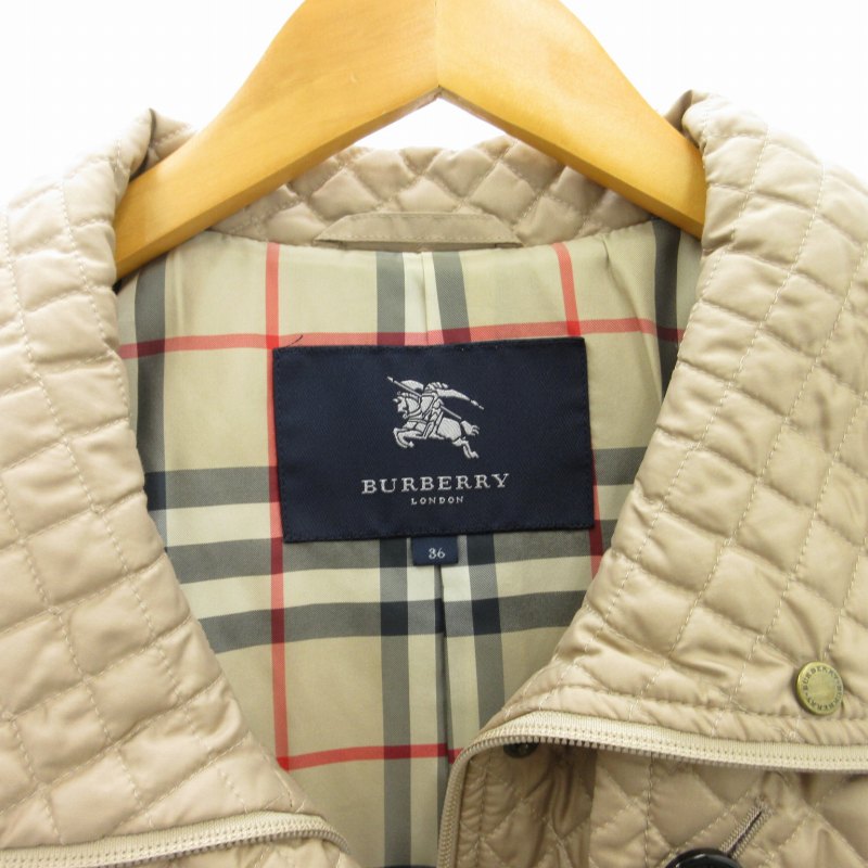 美品】Burberry London 中綿ジャケット ノバチェック ベルト付