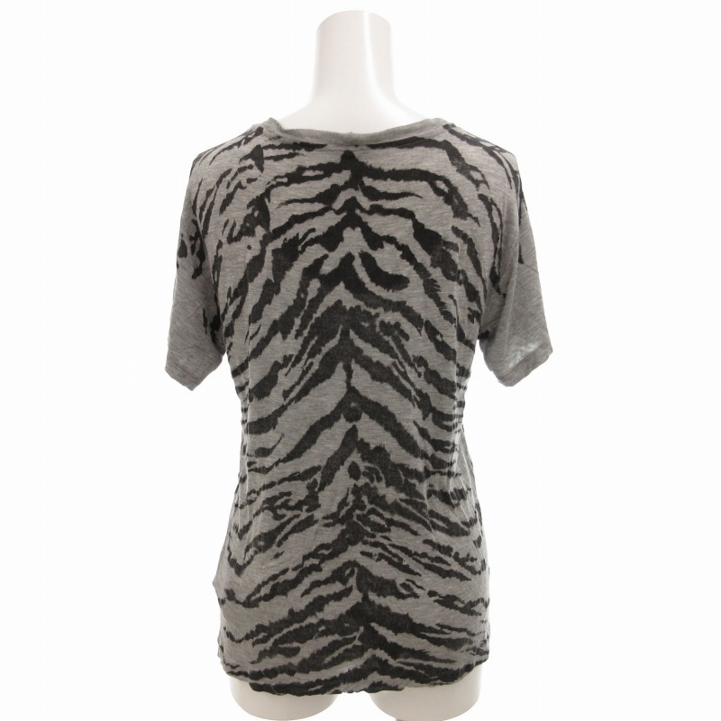 SAINT LAURENT - 正規 SAINT LAURENT サンローラン Tシャツゼブラ柄の