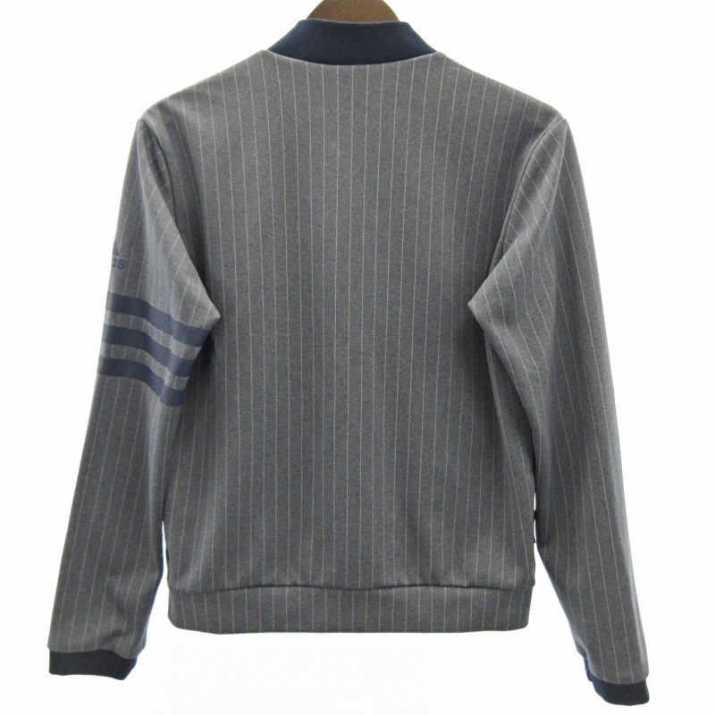 アディダス adidas 美品 ストライプ トラックジャケット ブルゾン 