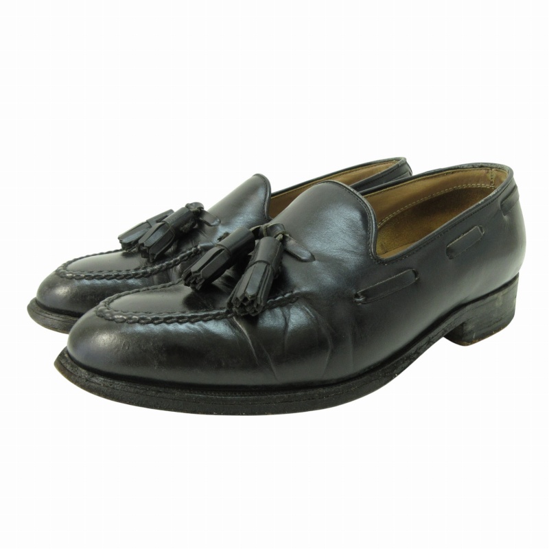 REGAL ブラックレザー ローファー タッセル付き リーガル タッセル