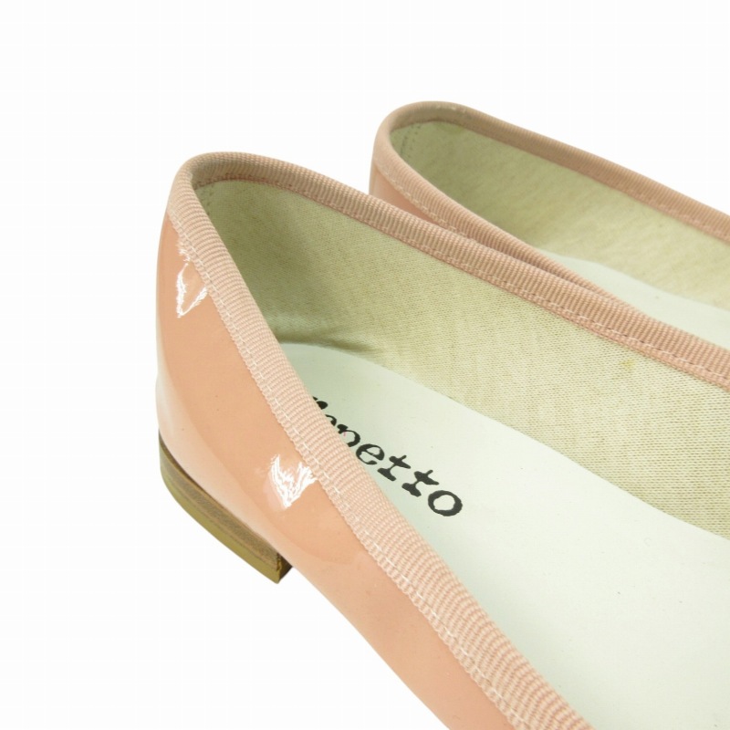 repetto　レペット　　リボン　フラットシューズ　ピンク 美品】 repetto / レペット | レザー リボン フラット バレエ
