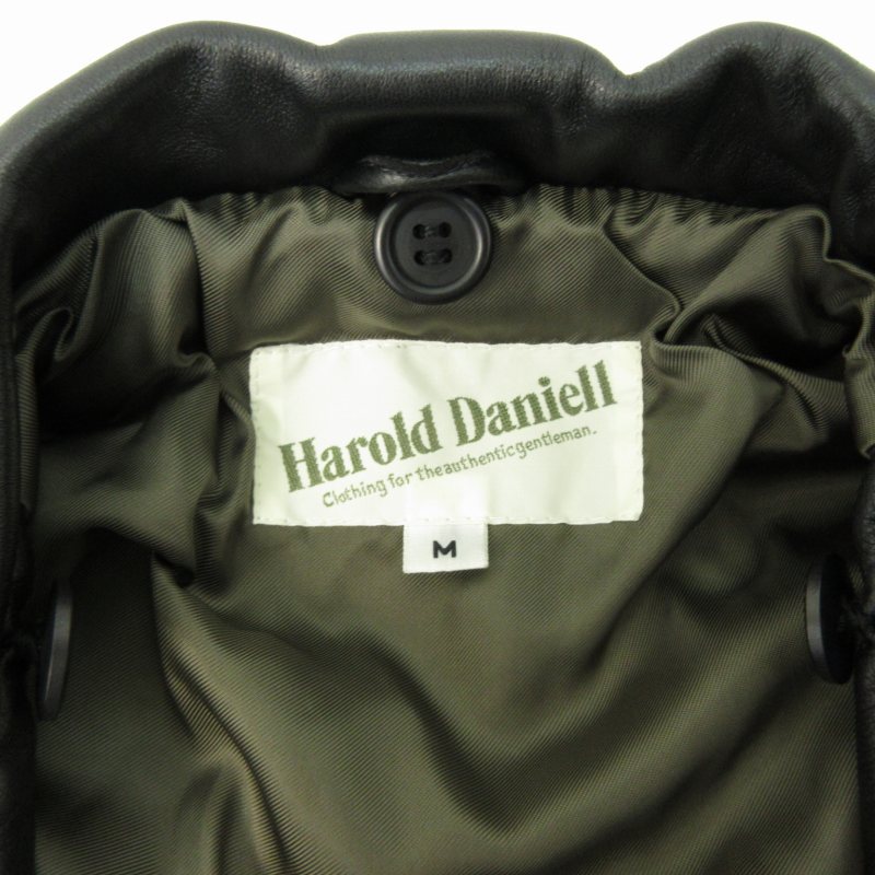 ハロルドダニエル Harold Daniell レザージャケット M 黒 ブラック