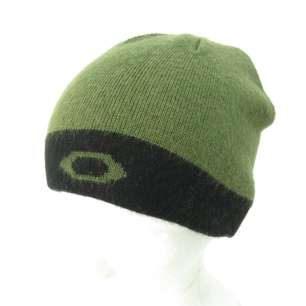 オークリー OAKLEY 90s 赤タグ ニットキャップ ビーニー 帽子 ロゴ