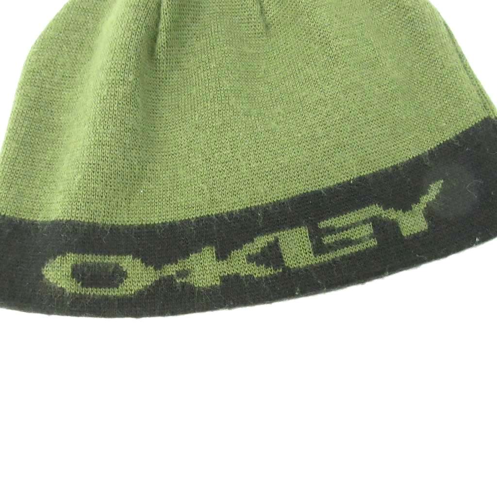 オークリー OAKLEY 90s 赤タグ ニットキャップ ビーニー 帽子 ロゴ
